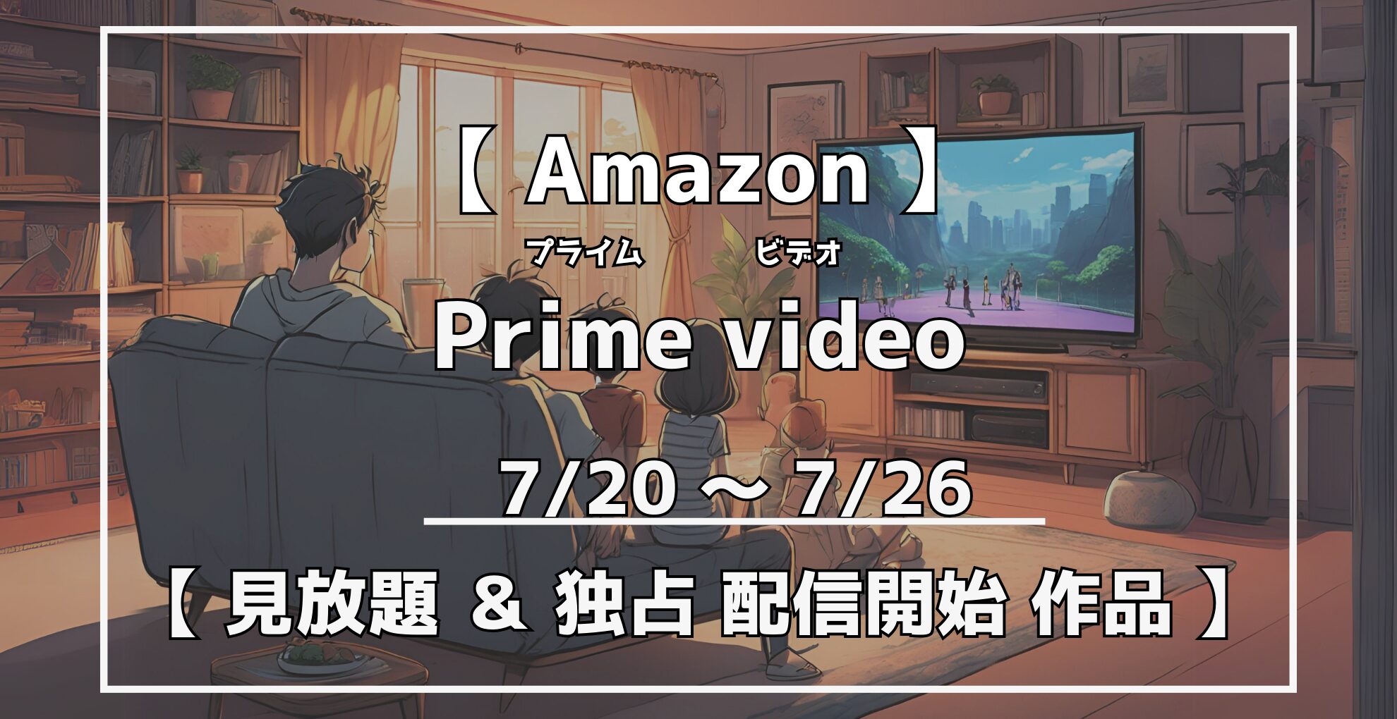 プライムビデオ　見放題＆独占配信開始作品